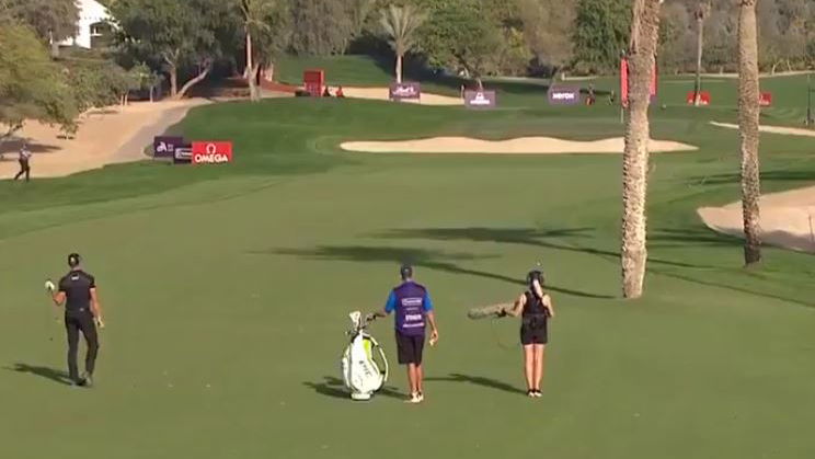 Henrik Stenson ends first round with EPIC par save after SHANKING an iron